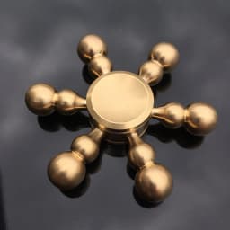 Copper Core Bullet Shape Hand Spinner Spinner Finger Spinner Metal Spiner with Box Anti Relieve Stress Toys for Adult