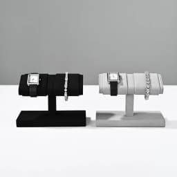 Oirlv Wrist Watch Stand Microfiber Watch Storage Rack Jewelry Bracelet Organizer Rack Bangle Watch Display Holder Showcase Rack