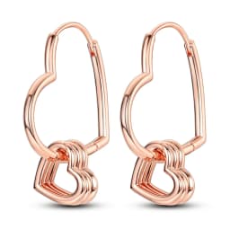 925 Sterling Silver Gold Color Circular Hoop Earrings Golden Earring Fit Original Charms Diy Fine Jewelry For Fashion Women