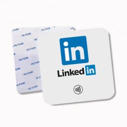 Big Size Square Instagram NFC plate Sign NFC Social Media Plate for Barber Shop  Eyelash Nail Shop Decoration