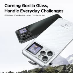 DOOGEE M30 Pro Smartphone 6.88" IP68 Waterproof Android 16 8000mAh Battery 1.3inch Rear Display 64GB(8+56) 256GB NFC Google Pay