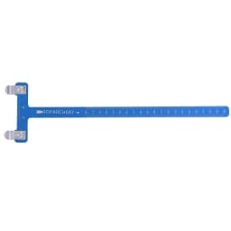 Archery Bow Square T Ruler Stainless Steel Material Hunting Measurement Tool Bow and Arrow Shooting Bowstring Positioning Scale