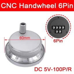 ZS61 CNC Numerical Control Electronic Handwheel Lathe Hand Shake Wide Number Kandi PLC System Pulse Generator Hand Pulse Wheel