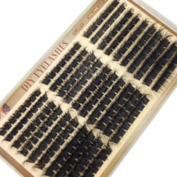 30rows Lash Clusters DIY Spiky Cluster Lashes Mixed Styles Fluffy Volume Clusters Lashes Fluffy Individual Eyelashes Extension