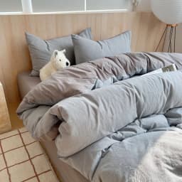 100% Cotton Yarn-dyed Duvet Cover Set or Single Quilt Covers Skin-friendly Breathable Blanket Cover Soft Plaid Comforter Cover