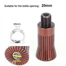 ZONESUN Capping Head for New Perfume Cap Crimping Machine Capper, Metal Cap Press Machine Capping Machine
