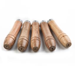 5pcs Wooden File Handle Replacement Strong Metal Collar For File Craft Tool 9cm For Wood Rasp Screwdrivers 4-6 Inch File