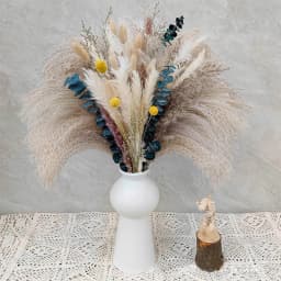 60-100PCS Natural Dried Pampas Grass Bouquet Boho Home Nordic Decor Bouquet Phragmites Dried Flowers Bouquet Wedding Decor