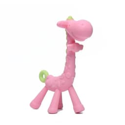 Cute Baby Molar Teethers Toy Soft Silicone Giraffe Rabbit Cartoon Teething for Babies Relief Gums Pain Toys Newborn Essentials