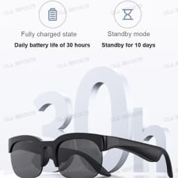 New Camera Control Smart Glasses 2025 Music Sunglasses Headphones Wireless Bluetooth Call Headset HIFI Audio glasses For Android
