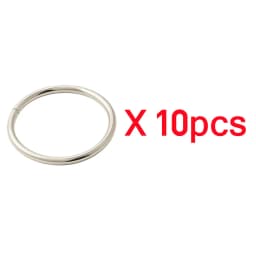 10-40pcs Metal O Ring Buckle 15-50mm Bag Strap Belt Webbing Clasps DIY Hardware Accessories