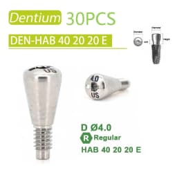 Dental Healing Abutment Healing Cover Screw/Cap High Precision Titanium Compatible with Dentium Implant System