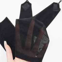 Bride's Elastic Thin Mesh Transparent Long Lace Gloves Summer Hook Finger Arm Sleeve Women Mittens Wedding Cosplay Gloves