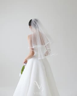 OLOEY Simple White Wedding Dress Strapless A-Line Bridal Gown Elegant Korean Style Backless Civil Evening Dresses Vestidos