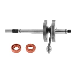 4140 030 0400 Crankshaft with 2pcs Seal Fit for Stihl FS38 FS40 FS45 FS46 FS55 String Grass Trimmer Outdoor Garden Power Tool