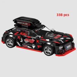 Technical Speed Car MOC City Vehicle Racing Car Rally Building Blocks Bricks Set Retro Ornament Diy Toys For Adults Gifts