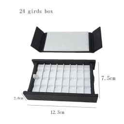 Wholesale Jewelry Gem Display Box Case Loose Diamond Storage Tool Coin Jar Show Tray Gem Pot Gemstone Organizer Holder Container