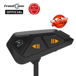 FreedConn Motorcycle Intercom Bluetooth Headset Helmet Headphones Waterproof Music Share BT 5.0 FM Radio Commutator Earphone