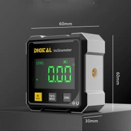 Digital Electronic Level Digital 360° Angle Fnder 4-sided Magnetic Inclinometer Protractor Precision Level Box Woodworking Tools
