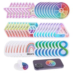 Calm Stickers Calming Textured Adhesive Strips Toys For Stress Relief Sensory Stickers Calming Relief Adhesive Grip Tape For