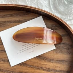 French-Style Elegant Women's Acetate Oval Low Ponytail Hair Clip, Spring Clip, Versatile Hair Accessory, New Arrival