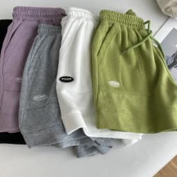 2026 Summer Women's Comfortable Loose Wide-legged Drawstring A Pants Slim Waist Slim Fit Casual Home Versatile Sports Shorts