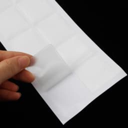 100x Self-Adhesive Necklace Chain Pockets Plastic Label Holders Clear Pocket Sleeves for Hold Loose Chain Jewelry Supply