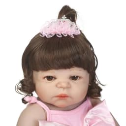 Latest 7 different models Reborn Doll Hair Wig DIY Reborn Baby doll Short and Curly Sticked Hair Wig DIY Doll Hair Accessories