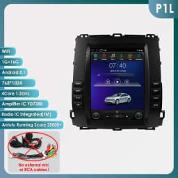 9.7"7862 Android 13 Auto Car radio For Toyota Land Cruiser Prado 120 for Lexus GX470 Multimedia player GPS Stereo 2din BT Screen