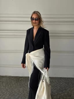 Fringe Wrap Skirt Solid Tie Waist Boho Style Elegant Women Fashion All-match Mini Skirts 2026 Party Chic Casual Vacation Outfit