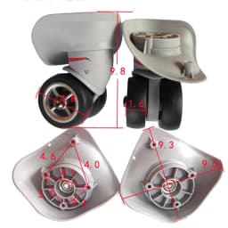 A08 A-08 Silent Aircraft Wheels Trolley Case Luggage Universal Wheel Suitcase Repair Parts Accessories Replacement Wheels Caster