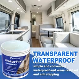 Super Invisible Transparent Waterproof Sealant, Nano Leak-Proof Coating, Crystal Clear Sealing Glue -Once solution the recurring