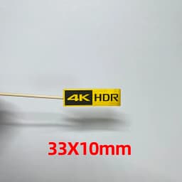 4K HDR Small Gold Label HD 8K Camera Camera Digital Player Display Decorative Faith DIY Headphone Sticker Spot
