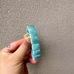 2026 AAA Grade Natural Larimar/Copper Pectolite Bead 10x14mm Bracelet Dominicana Genuine Larimar Gemstone Bangle Woman Wholesale