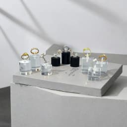 Clear Acrylic Ring Holder Display Stands Jewelry Organizer with Clips Joyeros Organizador De Joyas Packaging Storage Props Riser