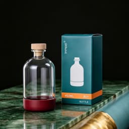 Inmeet Bar Professional 2PCS Immersion Bottle Set Multi-use Glass Bottle with Stopper for Wine Juice Oil Household Use