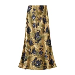 New In 2025 Floral Print Elegant Long Skirts Women Summer Trendy High Street Vacation Party Skirt
