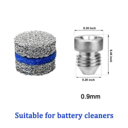 New Foam Cannon Orifice Nozzle Tips and Foam Maker Mesh Filter 0.9MM to 1.4MM Foam Generator For Washing Automotive