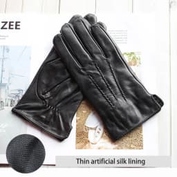 Summer Driving Thin Sheepskin Gloves Men's Single Leather Unlined Rayon Lining Spring Autumn Outdoor Motorcycle Riding Points