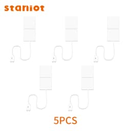 Staniot Smart Water Leakage Detector Compatible With Home Security Alarm System Support Low Battery Alarm Flood Sensor