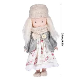 Soft Baby Dolls Handmade First Baby Doll Stuffed Baby Girl Dolls Plush Doll Toy First Baby Doll Plush Rag Doll For Kids