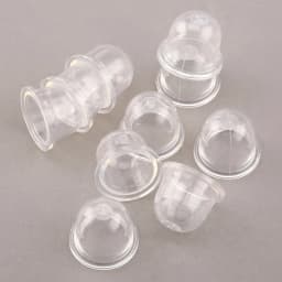 10Pcs 19/22mm Clear Carb Primer Bulb Cap Carburetor Spare Parts Small Fuel Pump For Chainsaws Blower Trimmer Brushcutter Replace