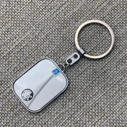 Chrome Keychain Zinc Alloy KeyRing Key Chain For Piaggio Vespa Primavera 150 SPRINT 150 GTS 300 IE LXV 125