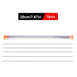FTK Earthworm Hooking Needle Stainless Steel Earthworm Gas Needle Portable Hollow Fishing Worm Penetrating Driller Fish Tool
