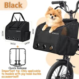 NEWBOLER Brompton Folding Bike Pet Bag Carry Bag Portable Bicycle Front Bag Foldable Outdoor Cat And Dog Pet Travel Bag