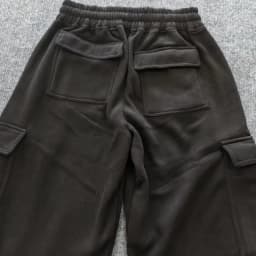 No logo Men's Casual Pants Multiple Pockets American Style Work Pants Women Low Waist Belted Straight Leg Wide Leg Pants