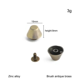 20/50/100PCS 8-15mm Metal Screwback Rivet Studs For Leather Craft Luggage Handbag Purse Bottom Protective Feet Nails Accessories