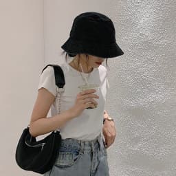 Retro Denim Bucket Hat for Women Solid Color Foldable Fisherman Cap Summer Outdoor Wide Brim Panama Sun Hats Gorras
