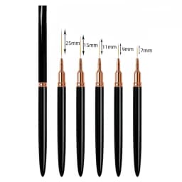 Nail Brush Pen 5pcs/set Nail Art Liner Brushes Set Elongated Striping Drawing Professional