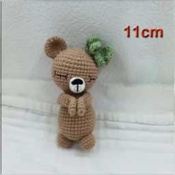 Handmade Kid Room Deco Stuffed Plush Toy Animal Amigurumi Handcrafts Kids Gifts Soft Fox Cow Lamb Birthday Sleeping Dolls